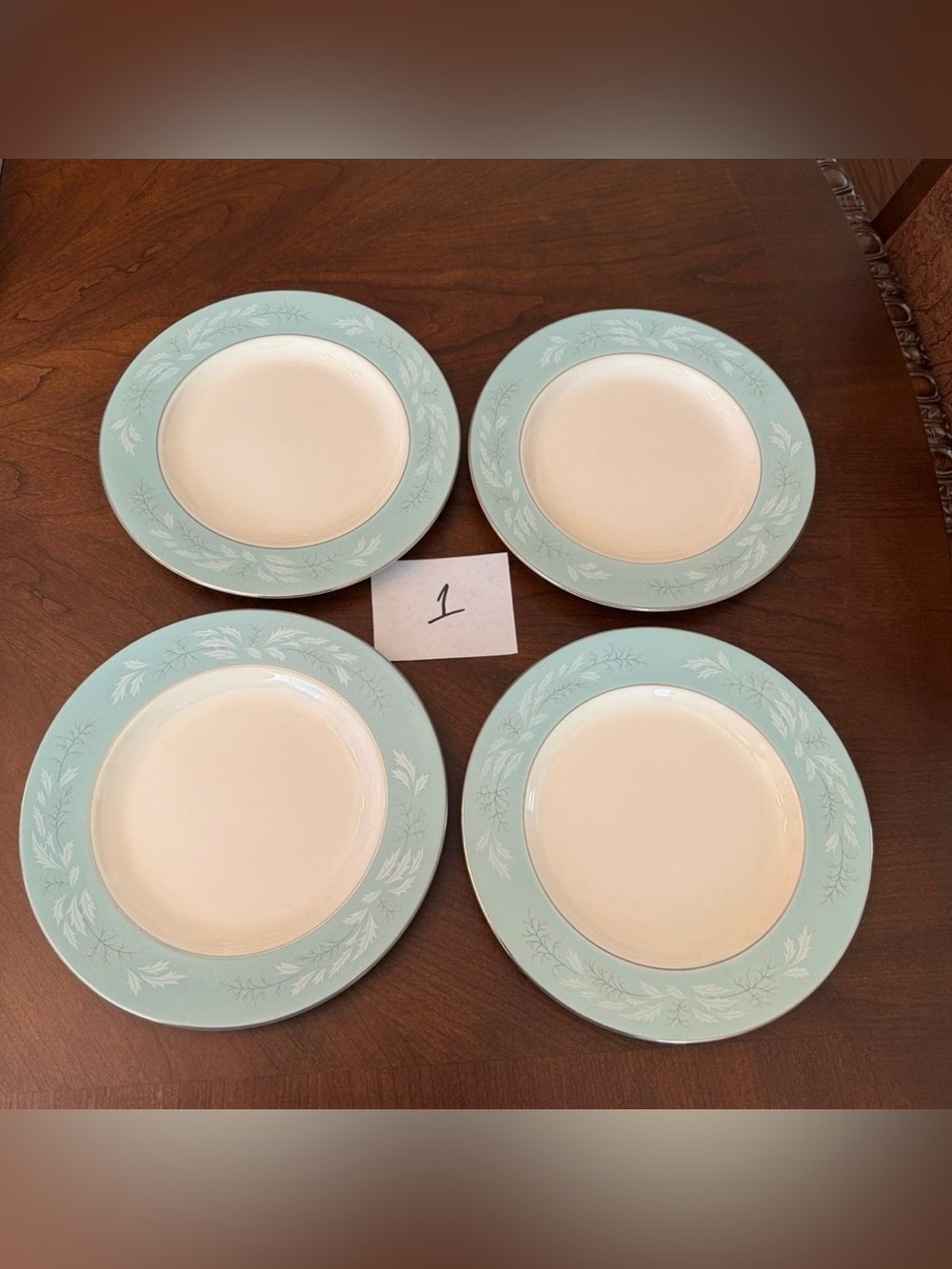 Vintage Homer Laughlin Cavalier Eggshell Romance 10.25” Dinner Plate - Set of 4
